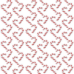 Candy Cane Seamless Pattern Wallpaper
