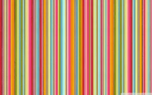 Candy Colored Striped Wallpaper