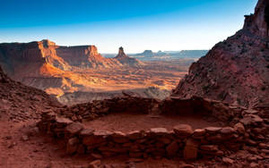 Canyonlands National Park False Kiva Formation Wallpaper