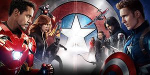 Cap Avengers Infinity War Poster Wallpaper