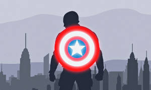 Captain America Bright Shield Artwork Wallpaper