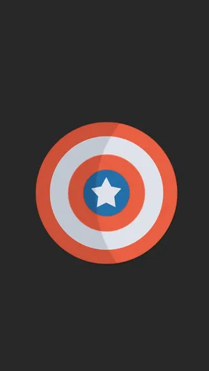 Captain America Mobile Shield 2d Art Wallpaper