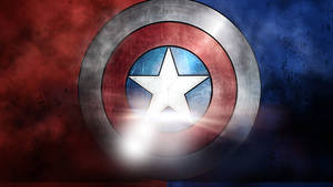 Captain America's Vibranium Shield Wallpaper
