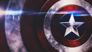 Captain America Shield Close Up Wallpaper