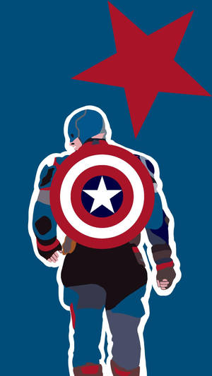 Captain America Superhero Drawing Fan Art Wallpaper