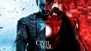 Captain America Vs Iron Man Civil War Wallpaper