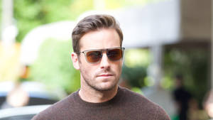 Caption: Armie Hammer Exuding Elegance With Stylish Eyewear Wallpaper