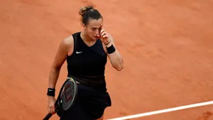 Caption: Aryna Sabalenka In An All-black Attire Wallpaper