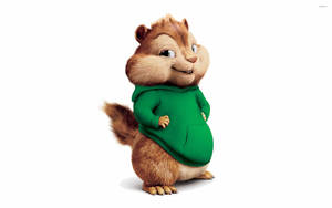 Caption: Cheerful Theodore From Alvin And The Chipmunks Wallpaper