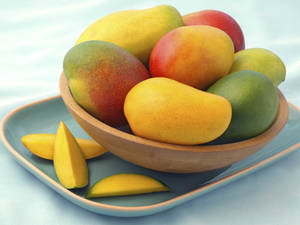 Caption: Delightful Mango Preparation Wallpaper