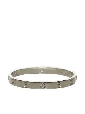 Caption: Elegant Silver Cartier Timepiece Wallpaper