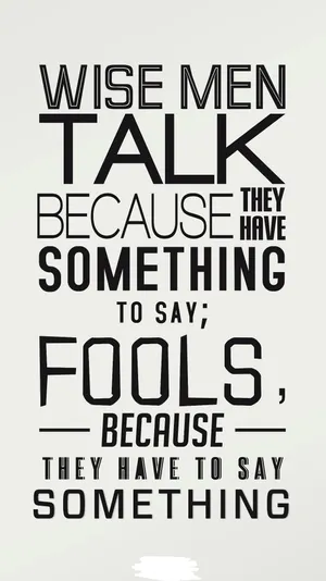 Caption: Inspirational Wisdom Quote Wallpaper