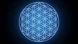 Caption: Intricate Geometric Design In A Circular Pattern Wallpaper