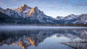 Caption: Majestic 4k Mountain Landscape Wallpaper
