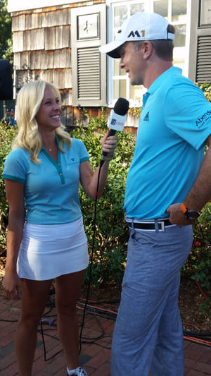 Caption: Martin Laird In Action During A Golf Tournament Wallpaper