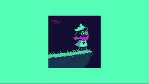 Caption: Pixel Representation Of Ralsei From Deltarune Wallpaper