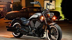 Caption: Power And Innovation - Victory Motorcycle Wallpaper
