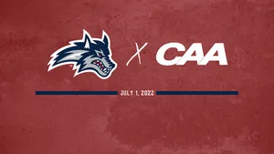 Caption: Stony Brook University's Official Logo Wallpaper