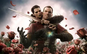 Caption: Stunning Dishonored 4k Game Poster Wallpaper