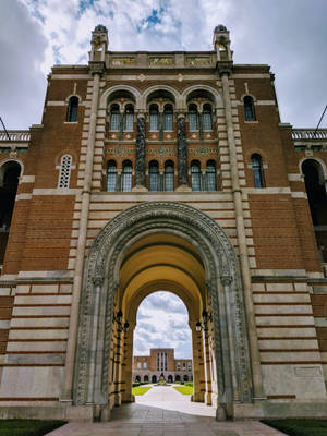 Caption: Stunning View Of Rice University In Houston, Texas Wallpaper