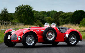 Captivating Elegance Of An Allard Antique Car Wallpaper