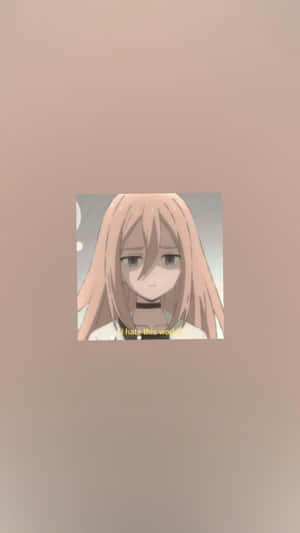 Captivating Image Of A Disappointed Rachel Gardner, A Minimalist Anime Character Wallpaper