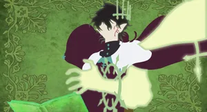 Captivating Image Of Black Clover's Yuno In Full Action Wallpaper