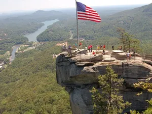 Captivating Sunrise In The Appalachian Mountains, North Carolina Wallpaper