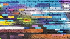 Captivating Sunset View Through The Cityscape Wallpaper