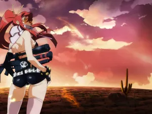 Captivating Yoko Littner In Action Pose Wallpaper