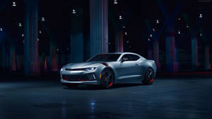 Car 4k Silver Chevrolet Camaro Wallpaper