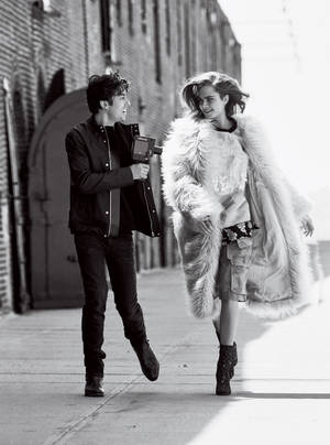 Cara Delevingne And Nat Wolff Wallpaper