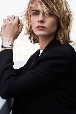 Cara Delevingne For Tag Heuer Wallpaper