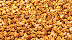 Caramel Popcorn Texture Wallpaper