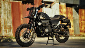 Carbon Black Himalayan Bike Wallpaper