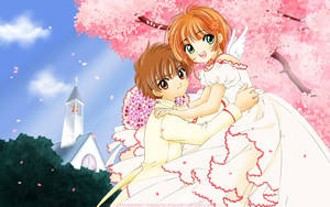 Cardcaptor Sakura And Syaoran Wallpaper