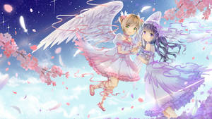 Cardcaptor Sakura And Tomoyo Cherry Blossom Wallpaper