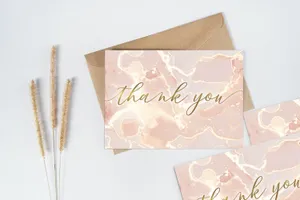 Cards Rose Gold Marble Wallpaper
