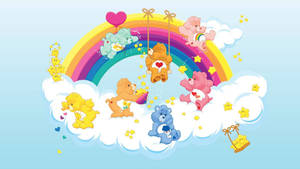 Care Bears On Clouds Wallpaper