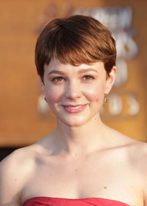 Carey Mulligan Short Fringe Wallpaper