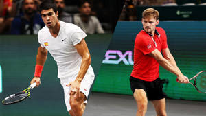 Carlos Alcaraz And David Goffin Wallpaper