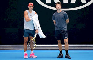 Carlos Moya Rafael Nadal Side-by-side Wallpaper