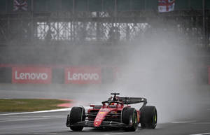 Carlos Sainz Jr In Silverstone Race Wallpaper