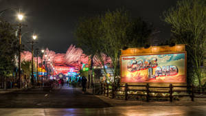 Cars Land California Disney 4k Ultra Wide Wallpaper