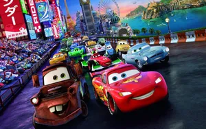 Cars Ready To Race Wallpaper