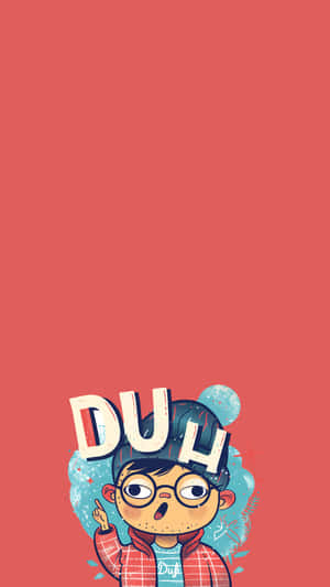 Cartoon Character Duh Expression Wallpaper