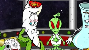 Cartoon Doing Weed Wallpaper