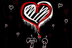 Cartoon Emo Boy And Girl Wallpaper