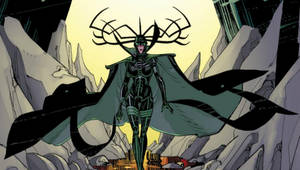 Cartoon Hela Illustration Wallpaper