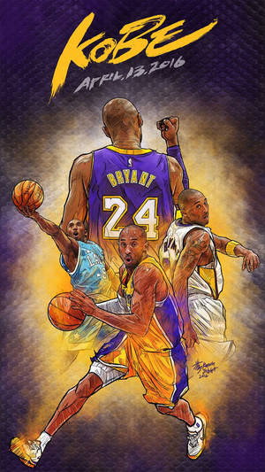 Cartoon Kobe Bryant Poster Wallpaper